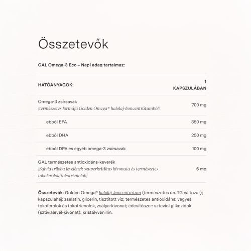GAL Omega-3 Eco 60 Lágykapszula