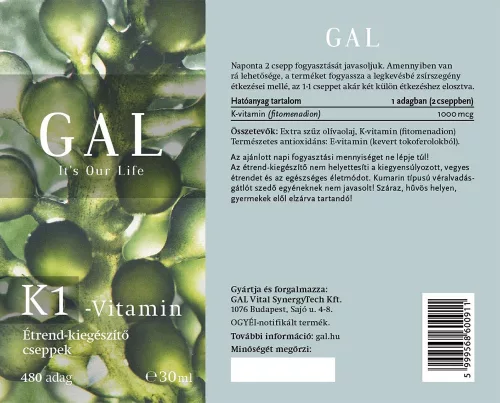 GAL K1-Vitamin cseppek 30 ml