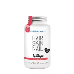   Nutriversum Hair Skin Nail - Haj, Bőr, Köröm kapszula - WSHAPE 60 Lágykapszula