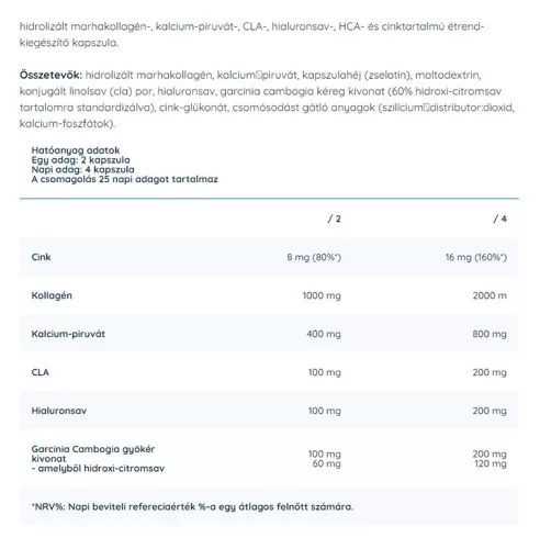 Nutriversum Collagen + Pyruvate 100 Kapszula