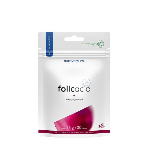 Nutriversum Folic Acid - Folsav 30 Tabletta