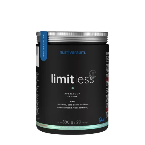 Nutriversum Limitless PWO - Edzés Előtti Energizáló 380 g