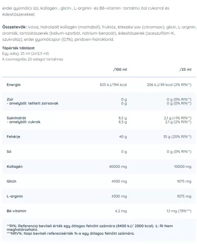 Nutriversum Collagen Liquid Erdei gyümölcs 500 ml