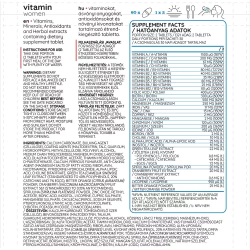 Nutriversum Vitamin Women 60 Tabletta