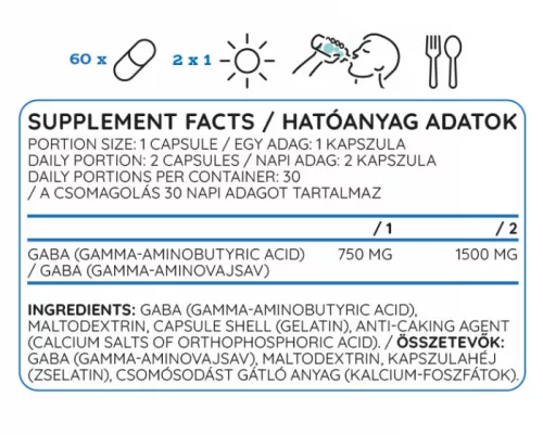 Nutriversum Gaba 60 Kapszula