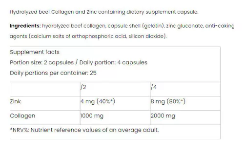 Nutriversum Collagen Caps - WOMEN 100 Kapszula
