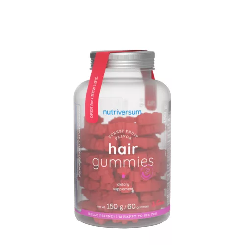 Nutriversum NUTRIVERSUM WOMEN - HAIR GUMMIES (sugar free) (60 gummies, wild berries) 60 Gumicukor