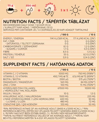 Nutriversum Fish Collagen Heaven kollagén por 300 g