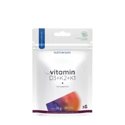 Nutriversum Vitamin D3 + K2 + K1 30 Lágykapszula