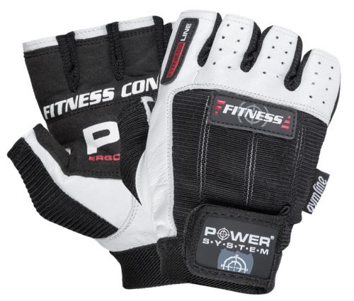 Power System Gloves Fitness - Edzőkesztyű Fehér/Fekete