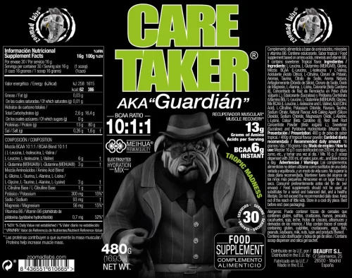 Zoomad Labs Caretaker® BCAAs 10:1:1 480 g