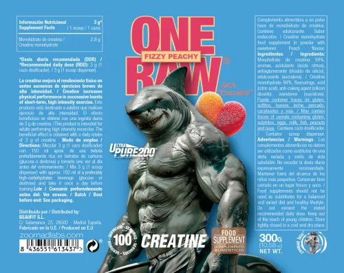 Zoomad Labs One Raw® Creatine 300 g