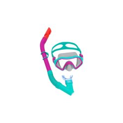   Bestway CRUSADER Gyerek Búvárszemüveg Légzőcsővel Lila/Zöld