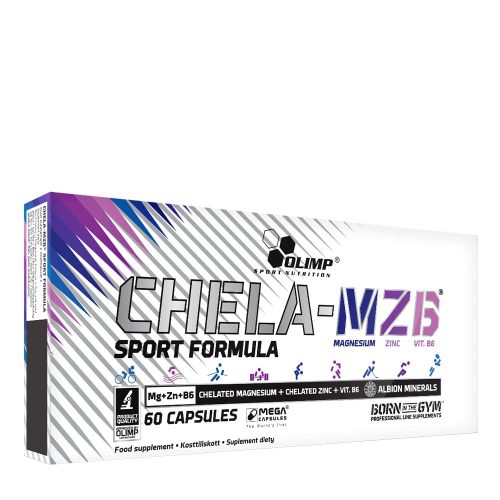Olimp Sport Chela-MZB Sport Formula Mega Caps - Cink, magnézium és B6-vitamin 60 Kapszula