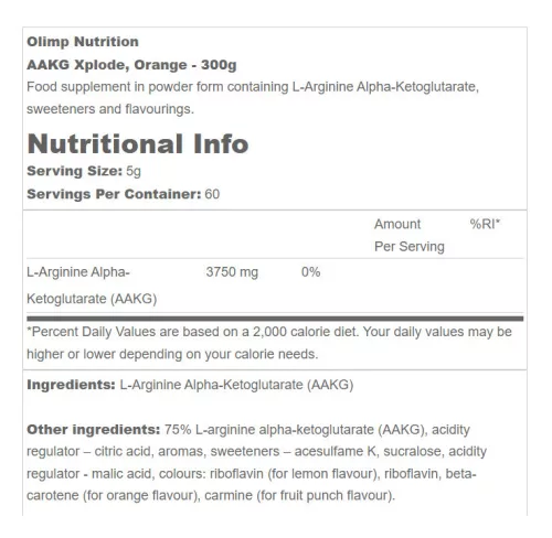 Olimp Sport AAKG Xplode Por 300 g