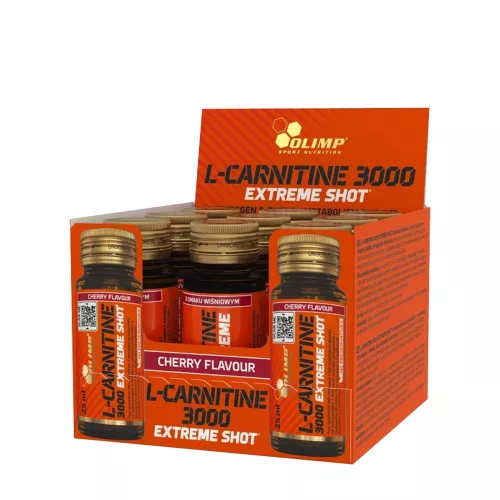 Olimp Sport L-karnitin 3000 Extreme Shot (üveg) 9x25 ml
