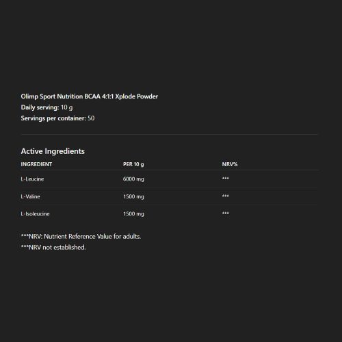Olimp Sport BCAA 20:1:1 Xplode Por 500 g