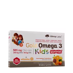   Olimp Labs Gold Omega 3 Kids Gummies - Omega 3 Gumicukor Gyerekeknek 30 Gumicukor