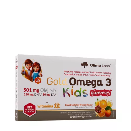 Olimp Labs Gold Omega 3 Kids Gummies - Omega 3 Gumicukor Gyerekeknek 30 Gumicukor