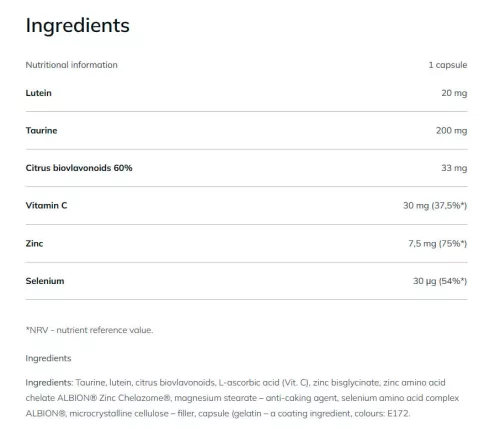 Olimp Labs Lutein Bio-Complex 30 Kapszula