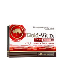 Olimp Labs Gold-Vit D3 FAST 4000 IU 30 Tabletta