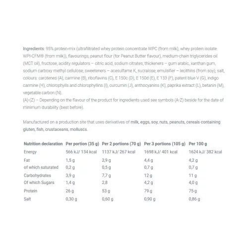 Olimp Sport Whey Protein Complex 100% - Tejsavófehérje Komplex 35 g