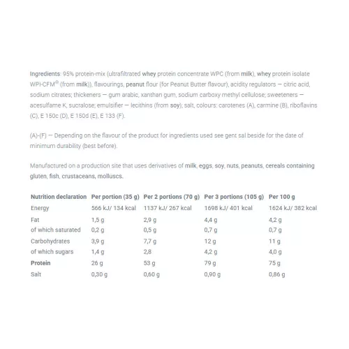 Olimp Sport Whey Protein Complex 100% - Tejsavófehérje Komplex 700 g