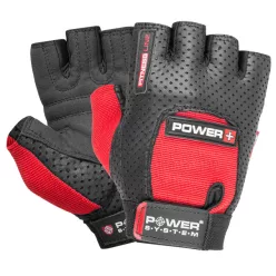 Power System Gloves Power Plus - Edzőkesztyű Piros