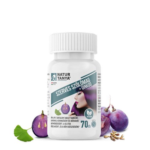Natur Tanya Szerves Szőlőmag És Ginko Biloba 70 Tabletta