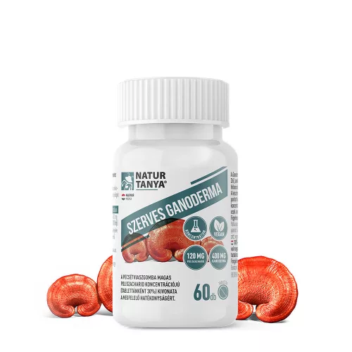 Natur Tanya Szerves Ganoderma (Pecsétviaszgomba) 60 Tabletta