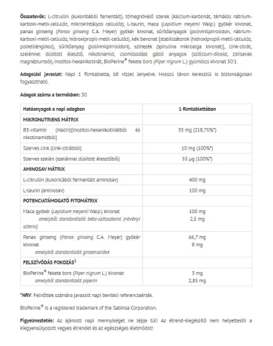 Natur Tanya Alpha 30 Tabletta