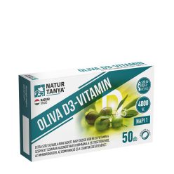 Natur Tanya Oliva D3-Vitamin - 4000 NE 50 Lágykapszula