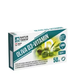 Natur Tanya Oliva D3-Vitamin - 4000 NE 50 Kapszula
