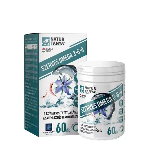 Natur Tanya Szerves Omega 3-6-9 Zsírsavak 60 Kapszula