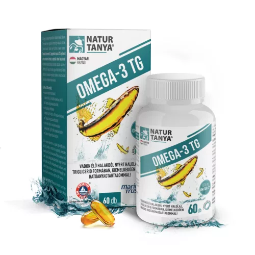 Natur Tanya Mega Omega-3 - Vadvizi Halolaj 60 Lágykapszula