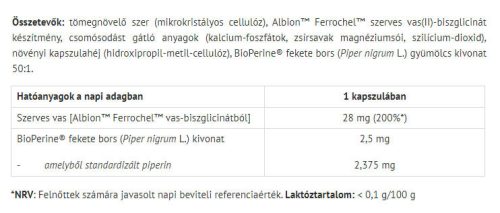 Natur Tanya Vas-biszglicinát 30 Kapszula