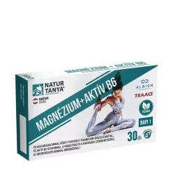 Natur Tanya Vegán Magnézium + Aktív B6 30 Kapszula