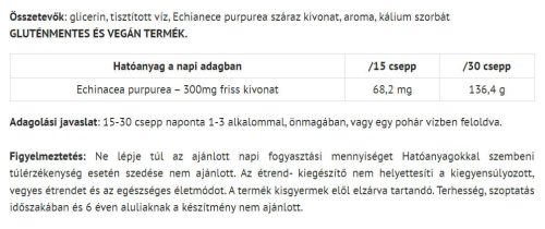 Natur Tanya ESI® Alkoholmentes Echinacea csepp 50 ml