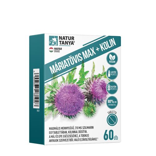 Natur Tanya Máriatövis Max + Kolin 60 Tabletta
