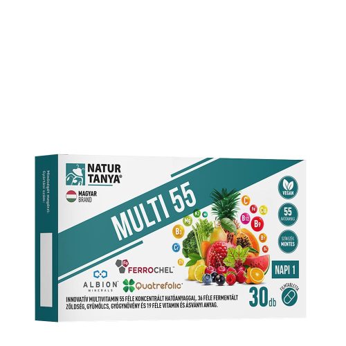 Natur Tanya Multi 55 - Fermentált multivitamin 30 Tabletta