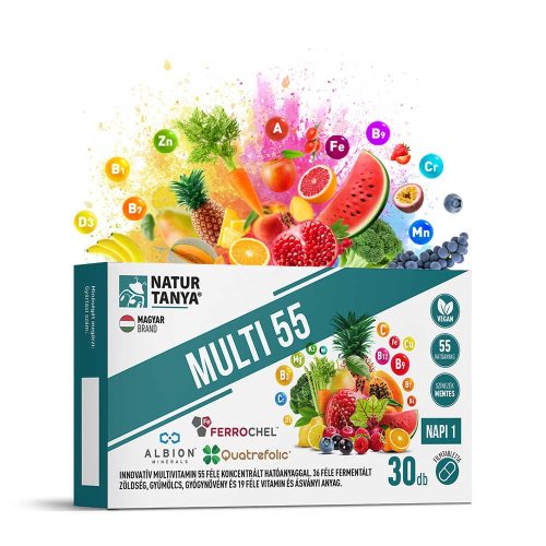 Natur Tanya Multi 55 - Fermentált multivitamin 30 Tabletta