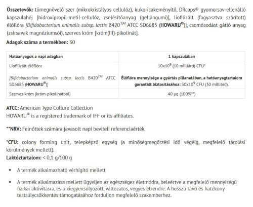 Natur Tanya S-Biotikum 30 Kapszula