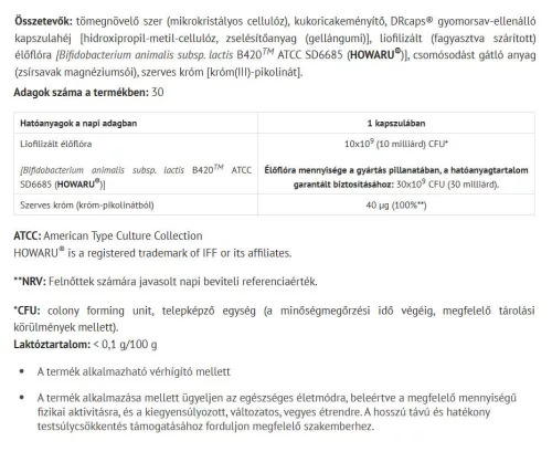 Natur Tanya S-Biotikum 30 Kapszula