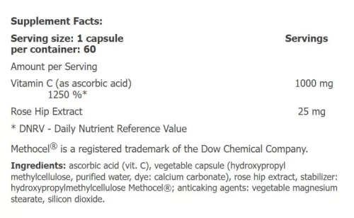 Amix GreenDay® Vitamin C 1000 with Rose Hip Extract 60 Kapszula