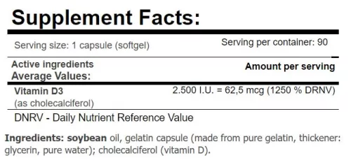 Amix GreenDay® Vitamin D3 90 Lágykapszula