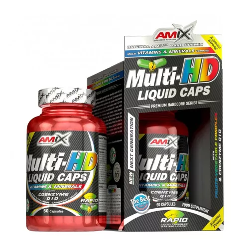 Amix Multi-HD Liquid Caps - Folyékony formájú multivitamin 60 Kapszula