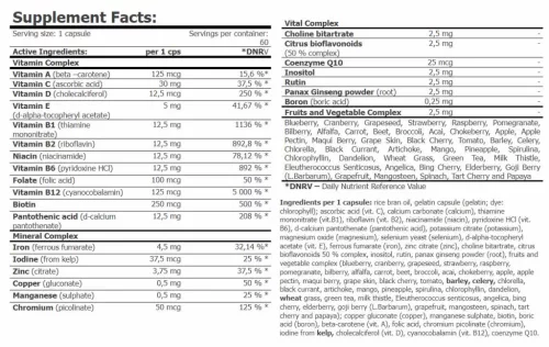 Amix Multi-HD Liquid Caps - Folyékony formájú multivitamin 60 Kapszula