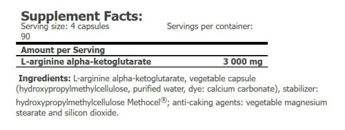 Amix Nitric Oxide (arginin-alfa-ketoglutarát) 360 Kapszula