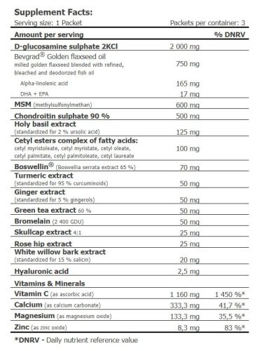 Amix Opti-Pack Osteo-Flex - Ízületvédő 30 Csomag