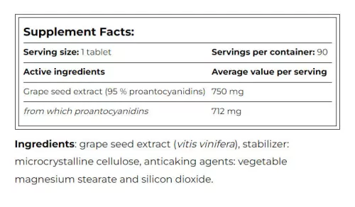 Amix GreenDay Grape Seed Extract 90 Tabletta